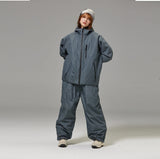 Unisex Windproof And Waterproof Loose-fitting Fashionable Ski Suit Set