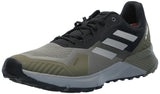 adidas Mens Terrex Soulstride RAIN.RDY Trail Running Sneaker Olive Strata/Solid Grey/Black 8.5
