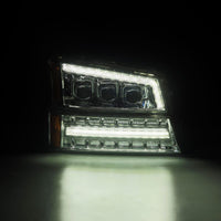 AlphaRex 03-06 Chevrolet Silverado/02-06 Avalanche  NOVA-Series LED Projector Headlights Chrome