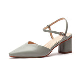 Fuhao 2020 Women's High Heel Sandals with Ankle Strap