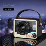 Glass Bluetooth Speaker Portable Mini Outdoor USB Charging