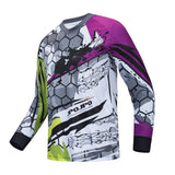 V-neck 3D Digital Print Long Sleeve