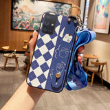Cartoon Plaid Minimalist Anti-drop Phone Case