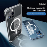 Transparent Wireless-Charging Shockproof Protective Case