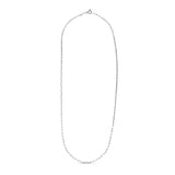 Sterling Silver Rhodium Plated Paperclip Chain (1.8 mm)