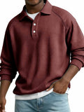 Mens Casual Stylish Long-sleeve Top