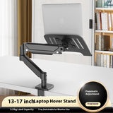 Laptop Support Suspended Cooling Desktop Height Increasing Mechanical Arm Base