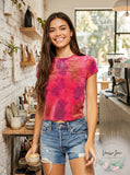 Free People Bright Eyes Velvet T-Shirt