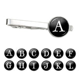 Letter Tie Clip Decoration With French Shirt