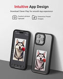 7DAY'S 2024 New Arrival DIY E Ink Smart Case for iPhone 13,14,15 Pro Max Case Smart INK