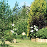 7DAY'S 78"H x 45"W Metal Garden Arch Trellis; Adjustable Arbor Trellis for Garden Climbing Plants Support or Wedding Decor