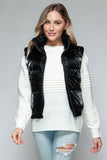 7DAY'S Snobbish Fine Fur Lining Quilted Vest Size S to XL