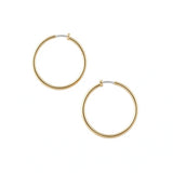 Anne Klein Gold-Tone Large Hoop Earrings