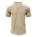 American-style Loose-fit Casual Mens T-shirt