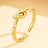 Stainless Steel Ring With A Braided Cord And Adjustable Opening