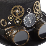 Heavy Metal Gear Compass Magic Hat Party Decor Goggles Hat