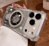 Four Corner Airbag Drop Proof Phone Case With Glitter Powder Protective Cover
