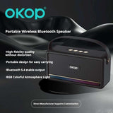 KP-843 Best-Selling Wireless Bluetooth Speaker Portable Handle Home Use RGB Ambient Light Factory Direct Wholesale Export-Exclusive