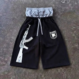 Mens Relaxed-Style Casual Cropped Shorts