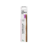 Humble Brush Soft Bristle Bamboo Toothbrush - Eco-Friendly, Biodegradable Adult Purple Toothbrush for Sensitive Teeth & Gums