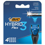 BIC Flex3 Shaving Razor - 3 Blade Titanium Razor for Men with Comfort Features
