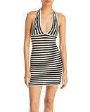 Lucy Paris Vanessa Crochet V Neck Midi Halter Dress, Size XL