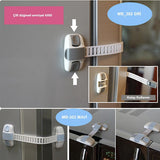 Miny Baby Safety Lock - Childproof Cabinet & Drawer Lock with Adjustable Strap, Easy Installation - Baby Safety Lock