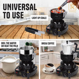 Premium Hookah Coal Burner Yellow Burner for Hookah 450W Fire Tower Stove