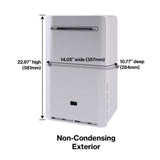 RN 8.5 GPM Indoor 180K BTU Non-Condensing Tankless Natural Gas Water Heater (SAK39176)