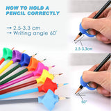 8-Pack: Pencil Grips Handwriting Trainers for Kids