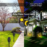 8-Pack: Solar Torch Light with Flickering Flame