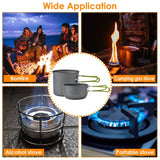 8-Piece: Camping Cooking Ware Set