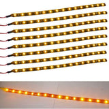 8-Piece: Flexible Waterproof LED Strip Light for Car
