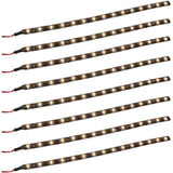 8-Piece: Flexible Waterproof LED Strip Light for Car