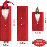8-Piece: Gnome Christmas Refrigerator Handle Covers Set