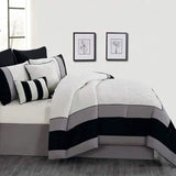 8-Piece: Kensie Oversized Queen Comforter Set