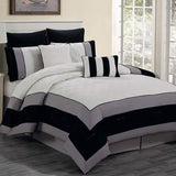 8-Piece: Kensie Oversized Queen Comforter Set