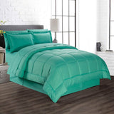 8-Piece: Plazatex Vine Microfiber Comforter Bed in A Bag Set