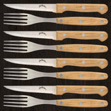 8-Piece Set: Steak Knife and Fork Set