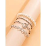 8-Piece: Women's Modern Street Geometric Bracelet