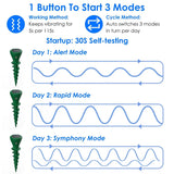 8-Pieces: Solar Powered Repellent Waterproof Solar Vibration Stake