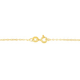 14K Yellow Gold Plated .925 Sterling Silver 4.0 Cttw Diamond Shadow Frame Heart 18" Pendant Necklace (J-K Color, I1-I2 Clarity)