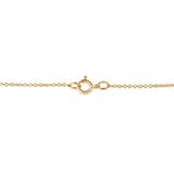 10K Yellow Flashed .925 Sterling Silver 1/4 Cttw Champagne Diamond Filigree Cross Pendant Necklace (K-L Color, I1-I2 Clarity) - 18"