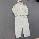 Loose-fit Tailored Hooded Zip-up Sweatshirt Jacket