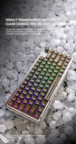 Attack Shark K75RGB Wireless Mechanical Bluetooth Transparent Gasket Hot Plug Keyboard