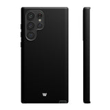 JET BLACK | Tough Phone Case