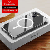 Transparent Wireless-Charging Shockproof Protective Case