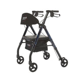 Rhythm Healthcare Aluminum 4 Wheel Rollator with Universal Height Adjustment