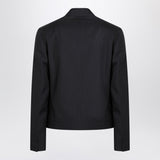 Gucci Dark Grey Jacket In Wool Gabardine Men