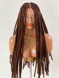 4C Natural Locs Wig "Color 4" HD Full Lace - Ready To Ship